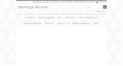 Desktop Screenshot of exotiqueblends.com